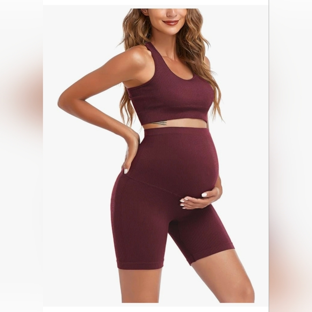 Maternity 2 Piece Lounge/Yoga Outfit #1063 - Picture 7 of 9